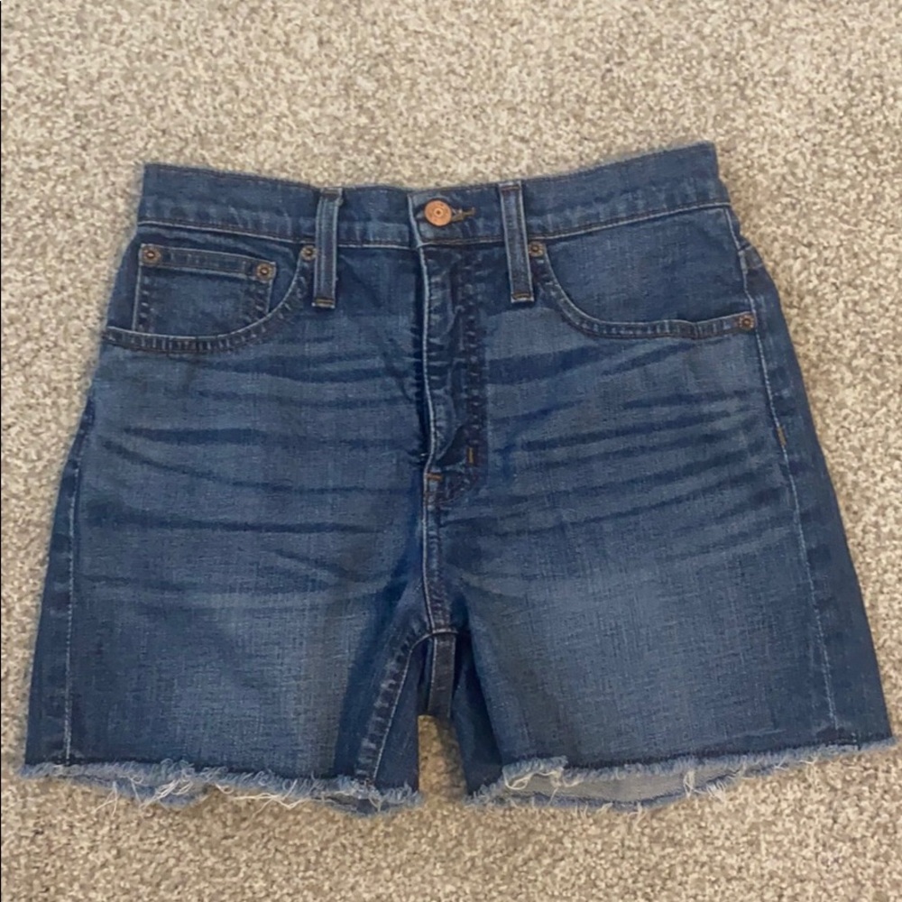 J. Crew high-waisted jean shorts